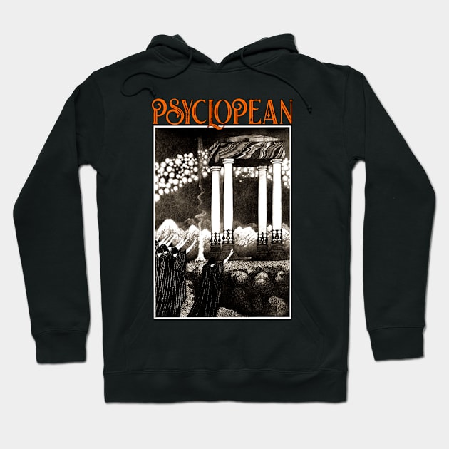 Psyclopean - Lovecraft Fantasy Occult Horror Weird Tales Dungeon Synth Dark Ambient Hoodie by AltrusianGrace